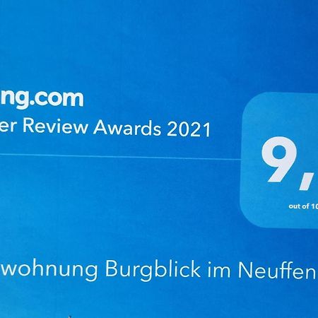 Ferienwohnung Burgblick Im Neuffener Tal Mit Sauna Und Wallbox Frickenhausen  ภายนอก รูปภาพ