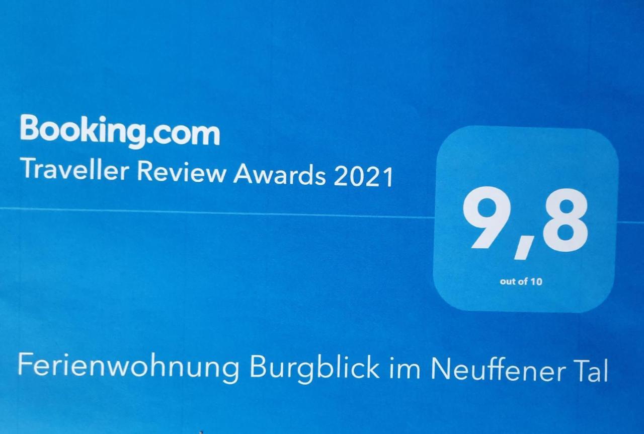 Ferienwohnung Burgblick Im Neuffener Tal Mit Sauna Und Wallbox Frickenhausen  ภายนอก รูปภาพ
